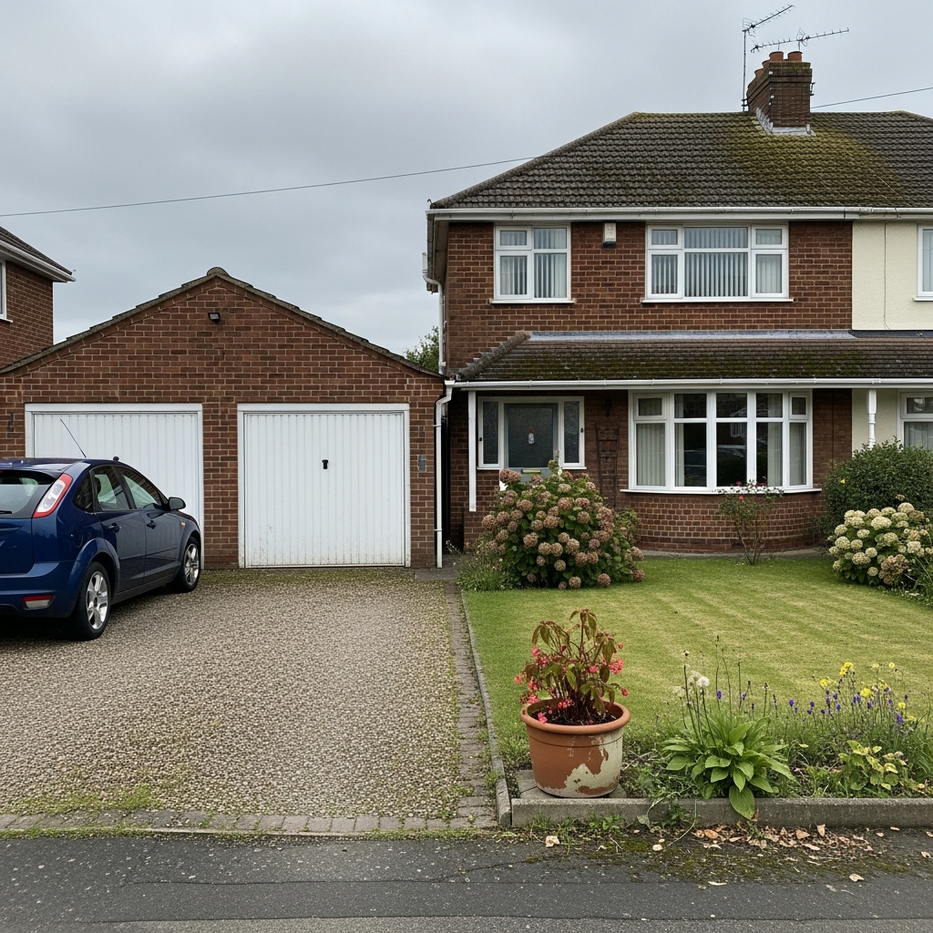 Large UK detached property with extensive grounds suitable for ground source heat pump system